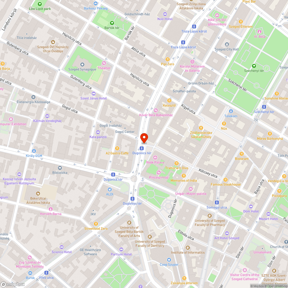 Teljes hosszában hibás zebra - Tisza Lajos körút bejelentés helye