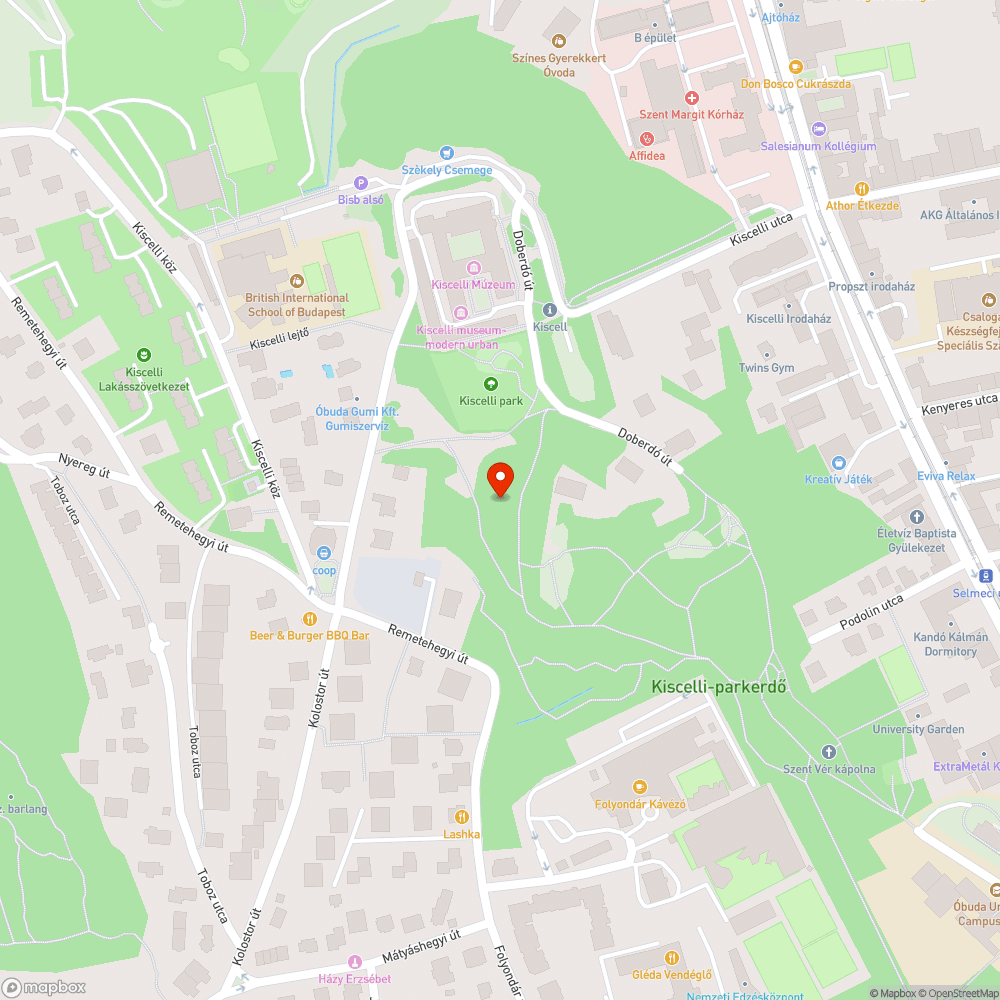 Elhanyagolt park bejelentés helye