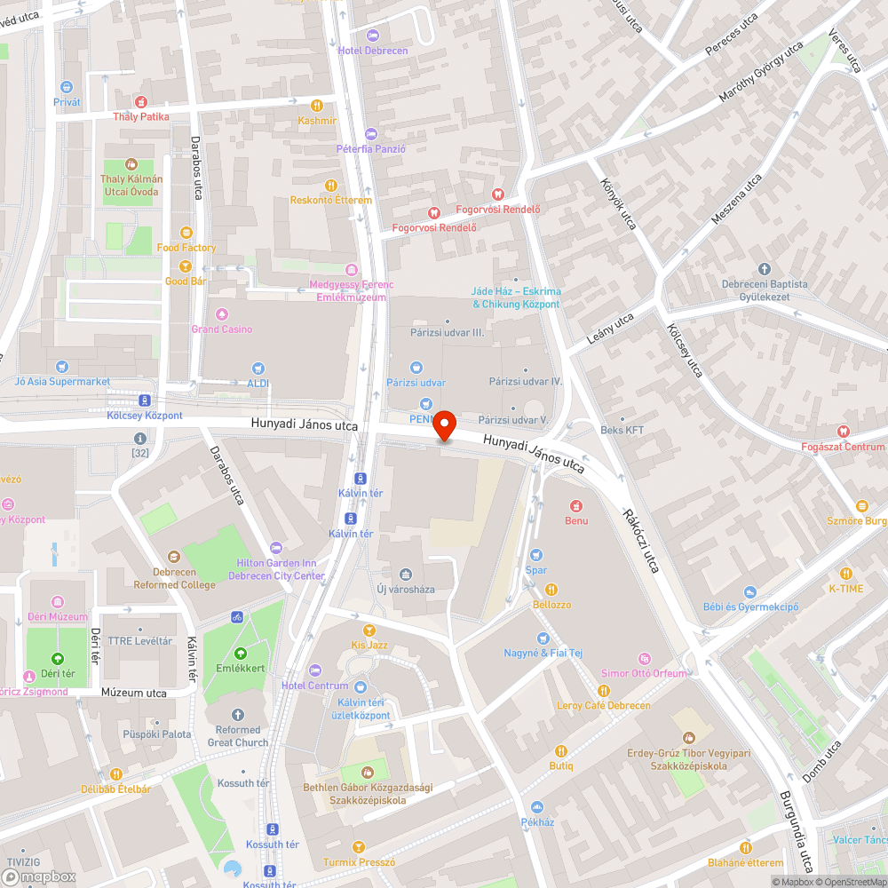 karcos utasváró bejelentés helye