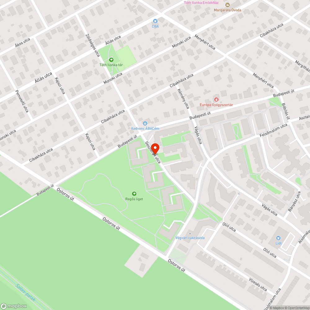 Kőkupac bejelentés helye