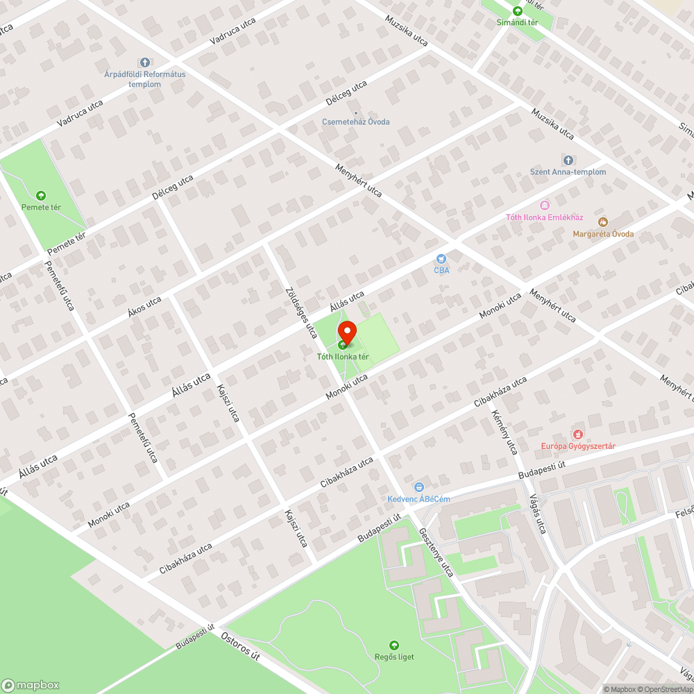 Ronda szemetes bejelentés helye