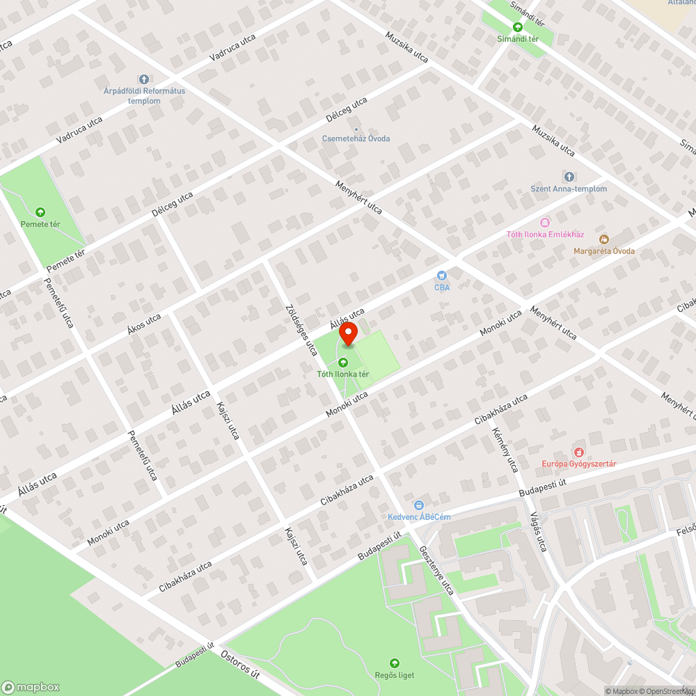 Rongyos, kifakult bejelentés helye