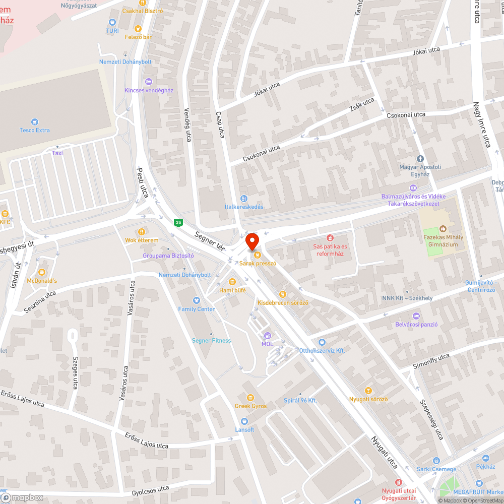 színtelen tábla bejelentés helye