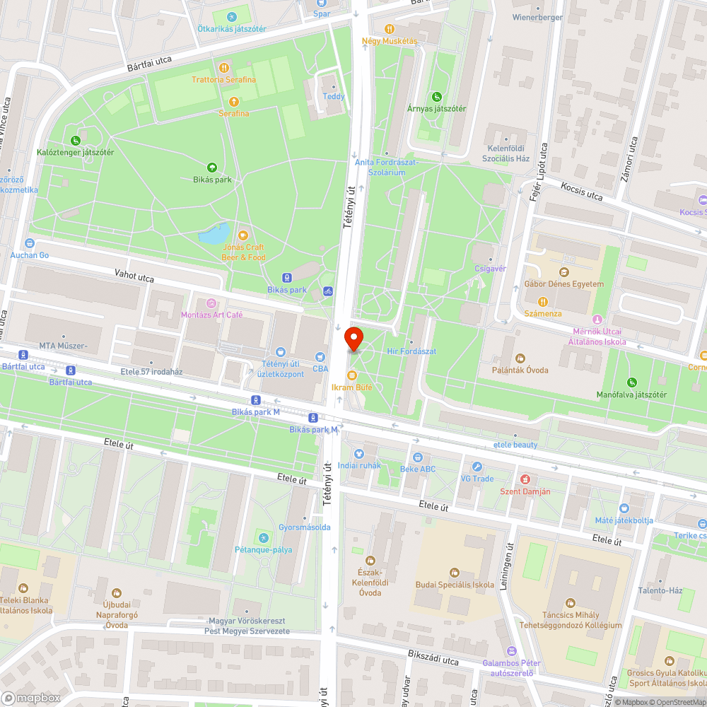 graffitis, karcos bejelentés helye