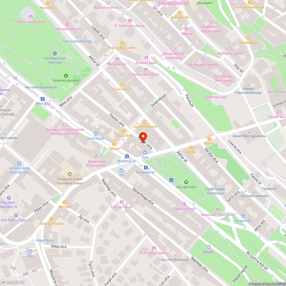 Garázskijárat bejelentés helye