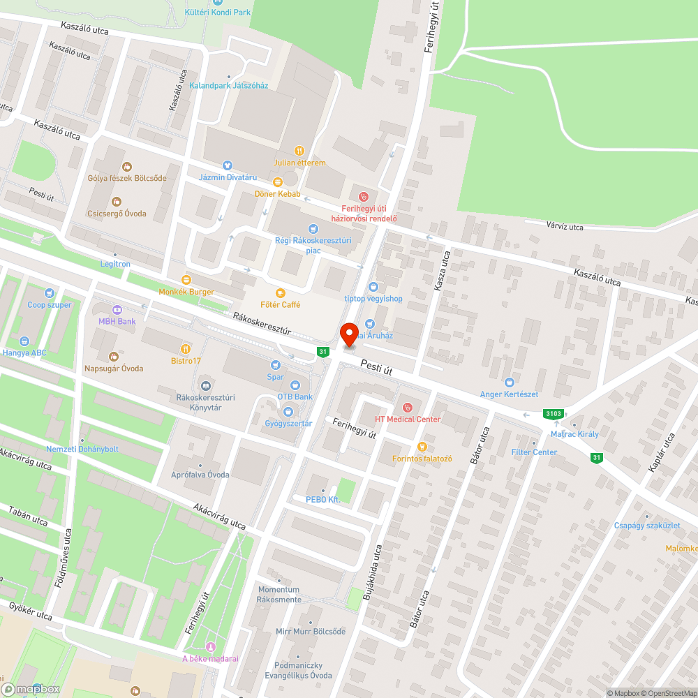 Törött lépcső bejelentés helye