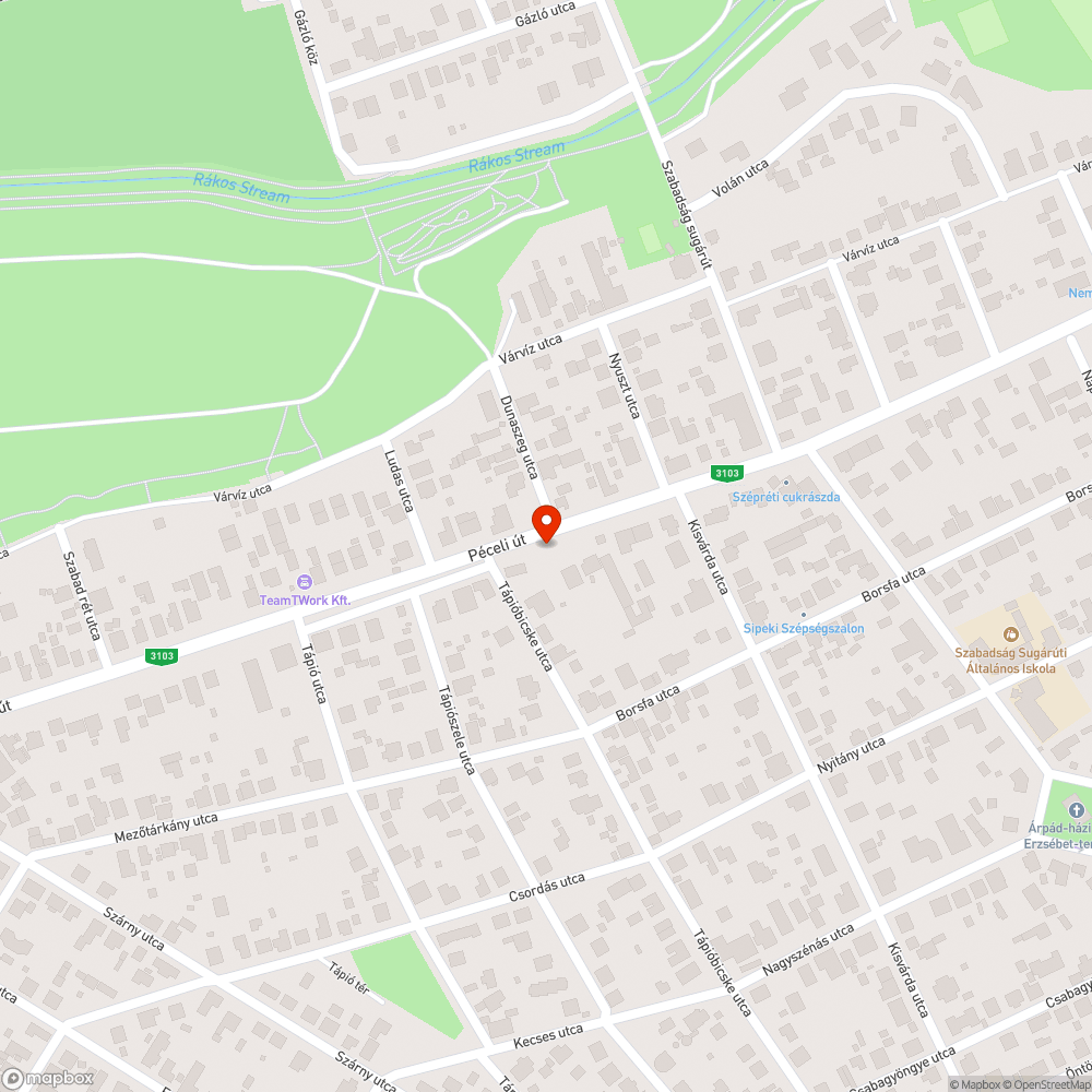 Beton csonk bejelentés helye