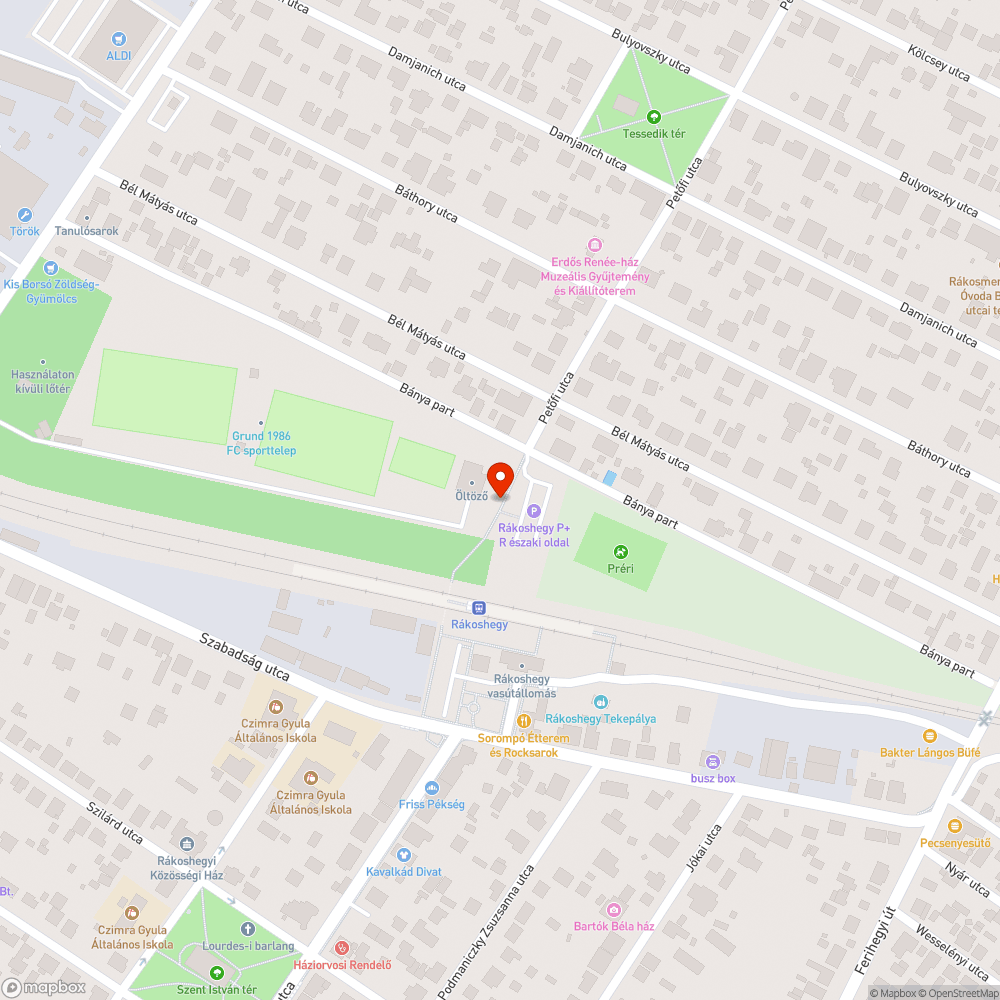 Balesetveszélyes járda bejelentés helye