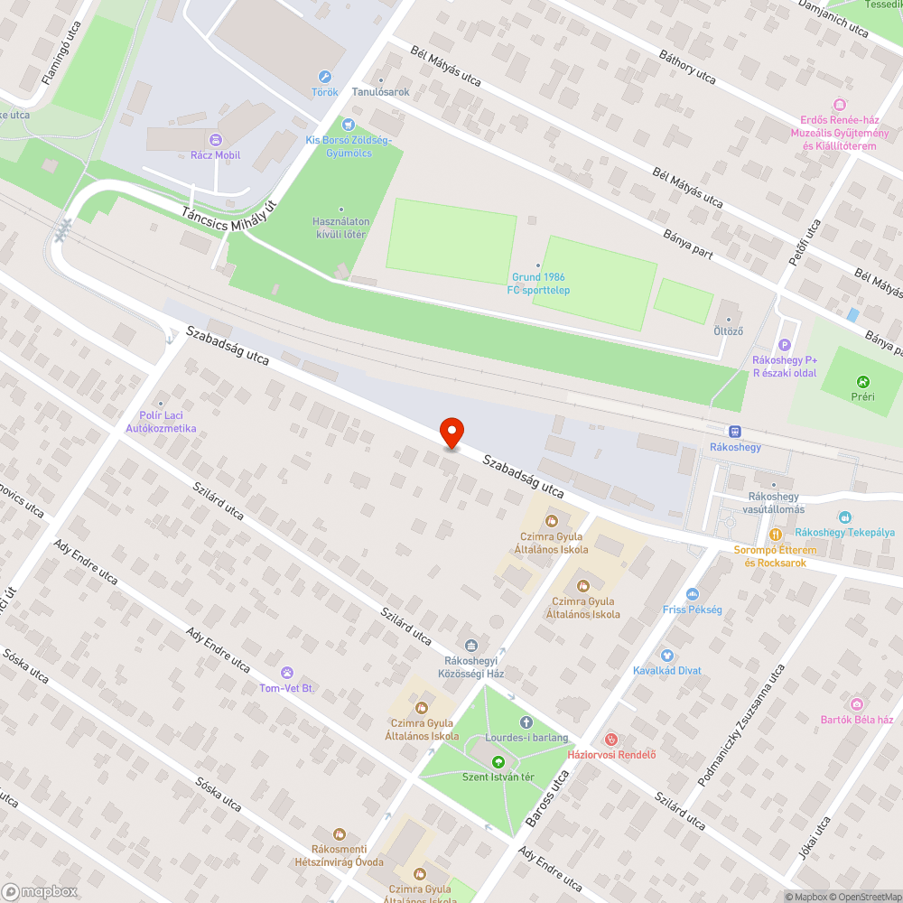 Hiányzó burkolat bejelentés helye