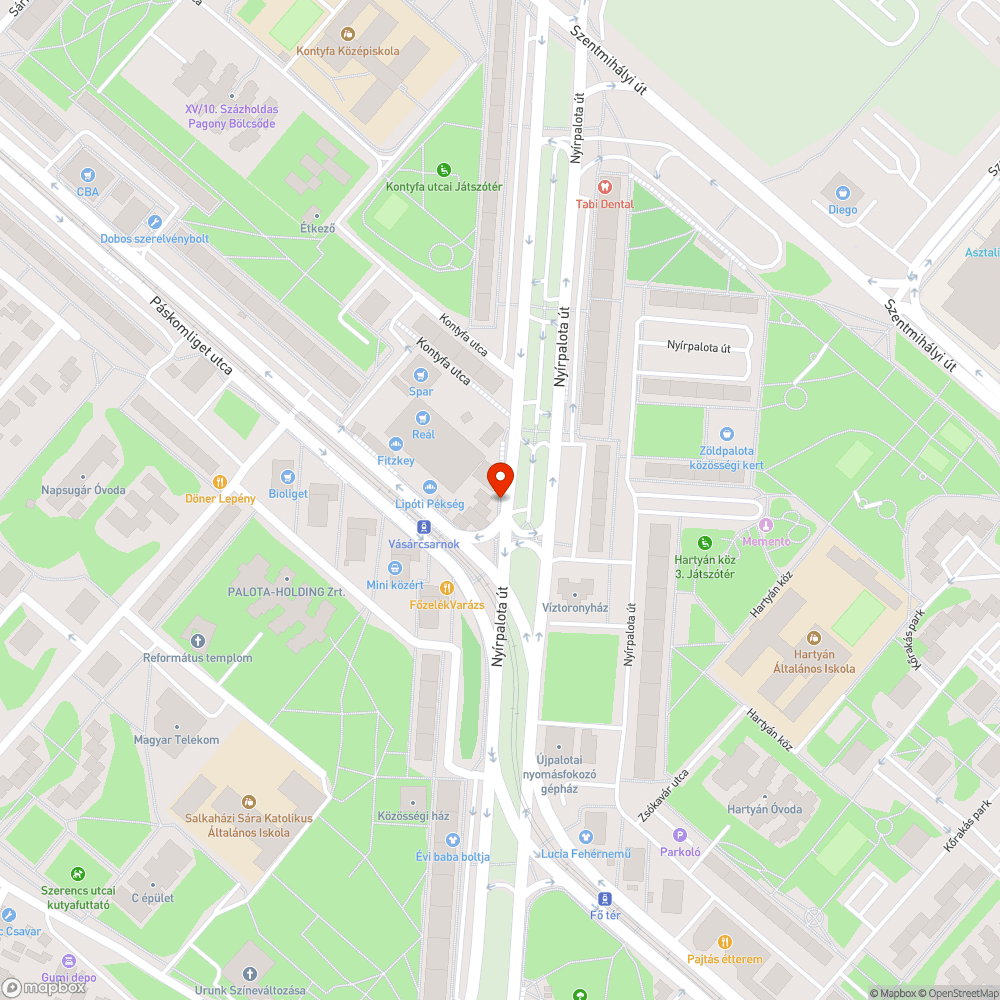 Szemetes ürítés bejelentés helye