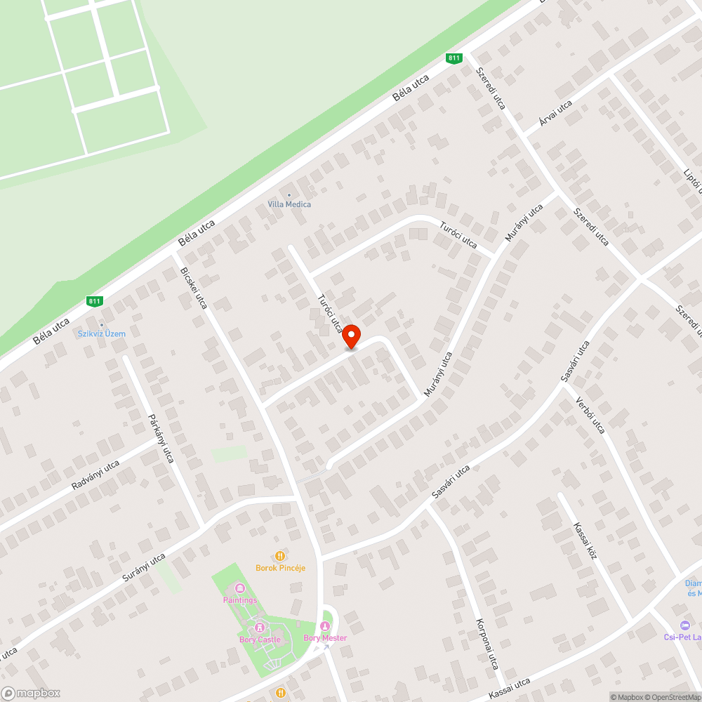 Balesetveszélyes közvilágítási lámpa bejelentés helye