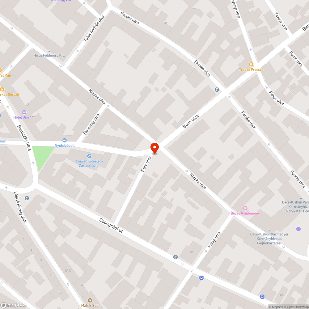 Nem megfelelő helyen levő közlekedési tábla bejelentés helye