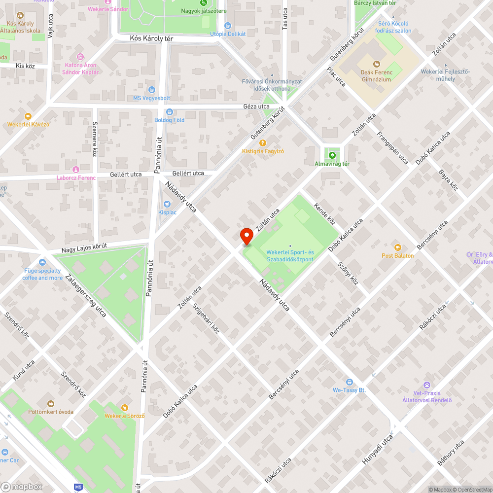 Szemetes megálló bejelentés helye