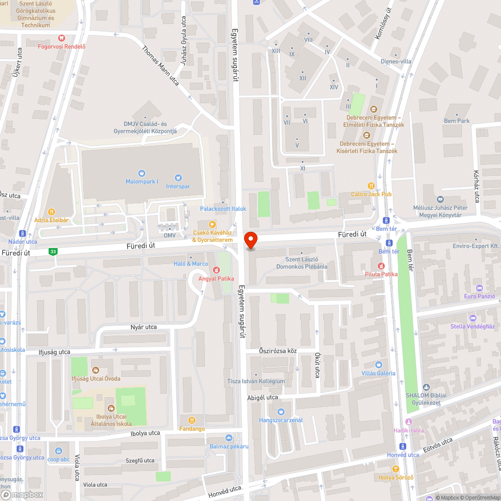 Kerékpáros -gyalogos ütközés elkerülése (második felvonás) bejelentés helye