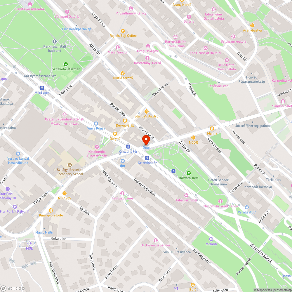 Buszmegálló gödör bejelentés helye