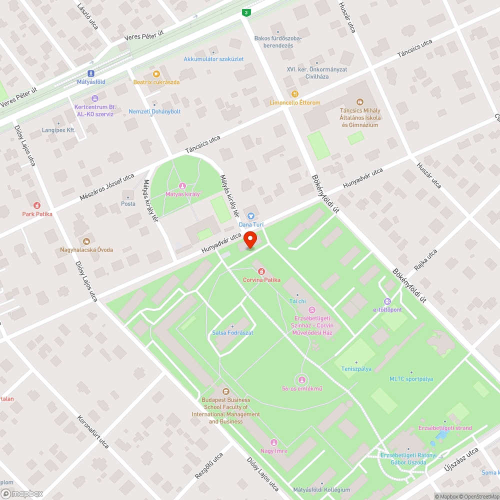 Falfirka bejelentés helye