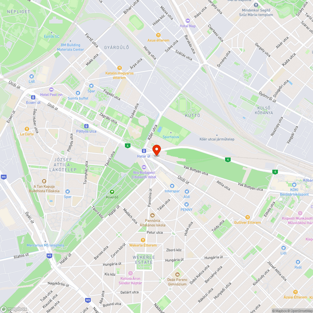 Hiányzó gyalogátkelőhely jelzés (zebra) és figyelmeztetés (táblák) a Határ úti 3Mp buszmegállójánál bejelentés helye