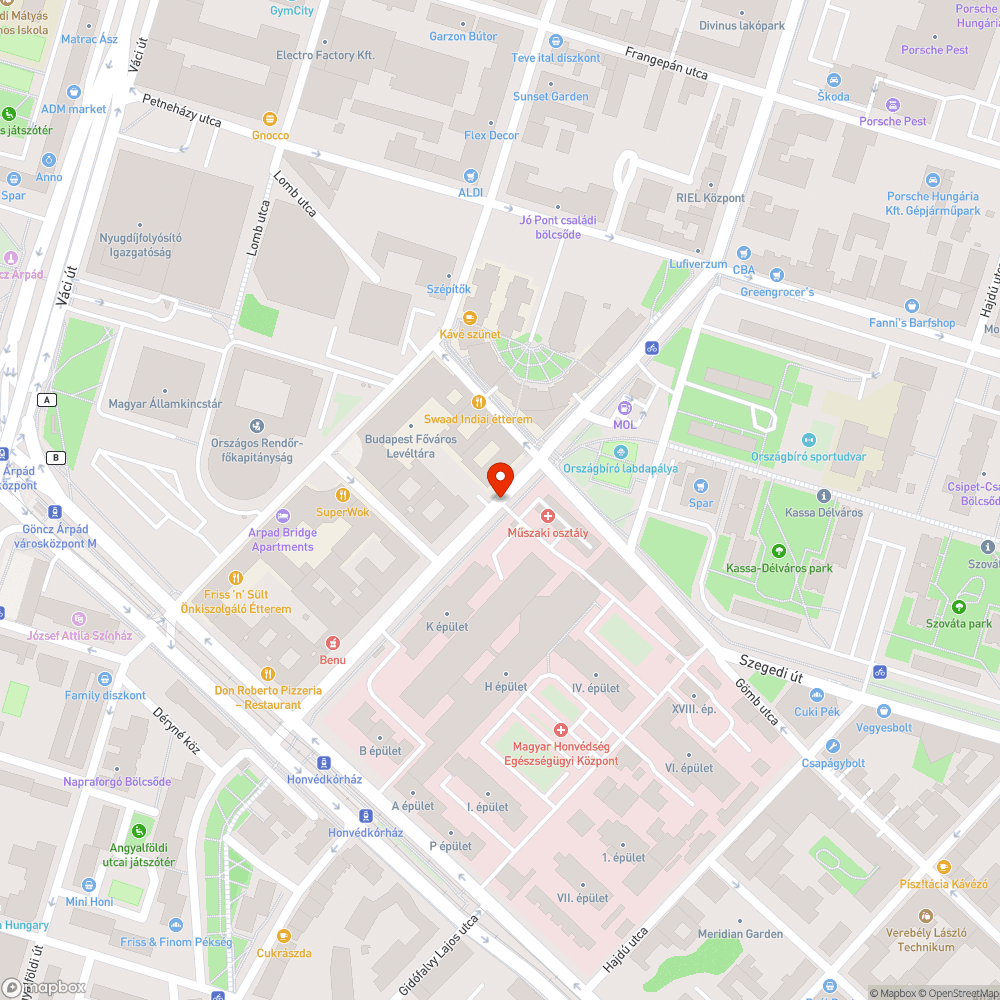 Gyalogátkelőhely bejelentés helye