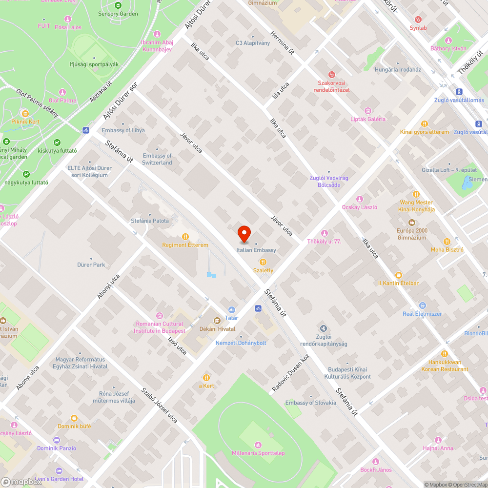 Veszélyes gödör a járda közepén bejelentés helye