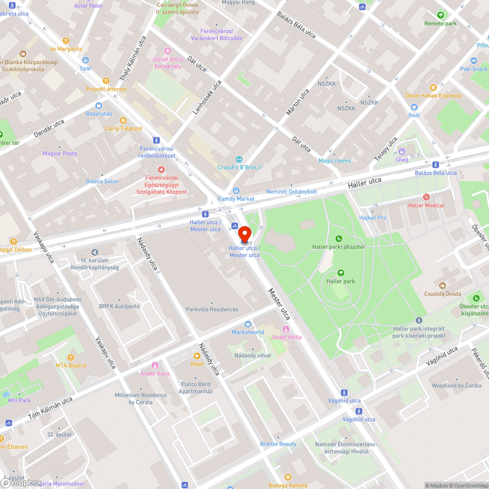 Graffiti, karc bejelentés helye