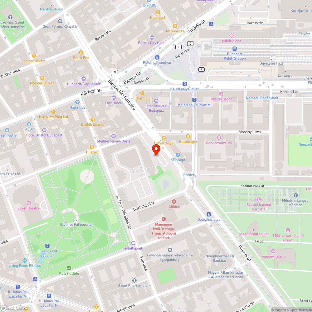 Roncs bejelentés helye