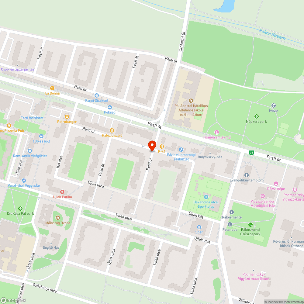 Magas padka bejelentés helye