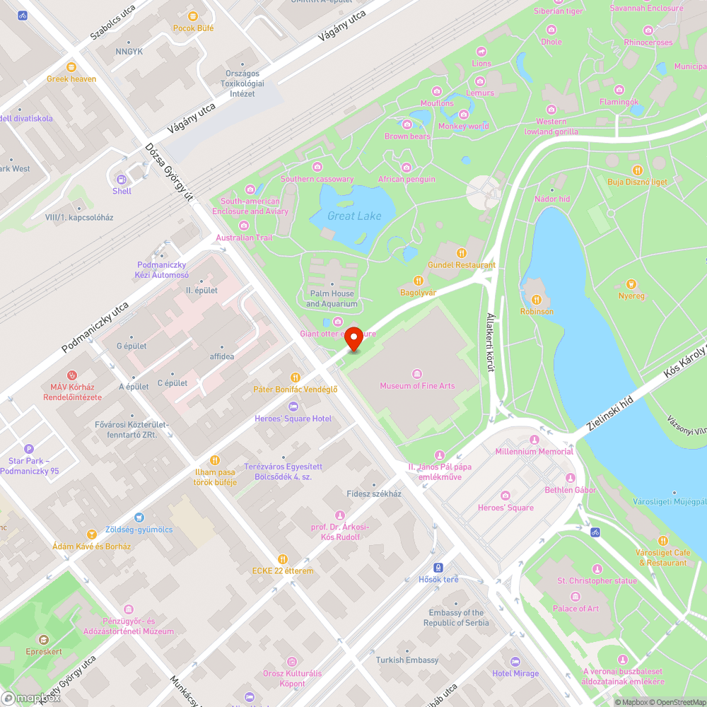 nyitott ajtó, esztétikus (merőleges) megjelenés bejelentés helye