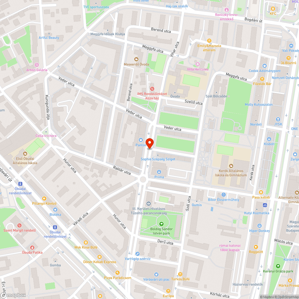 Nem működő lámpák - Vihar utca bejelentés helye