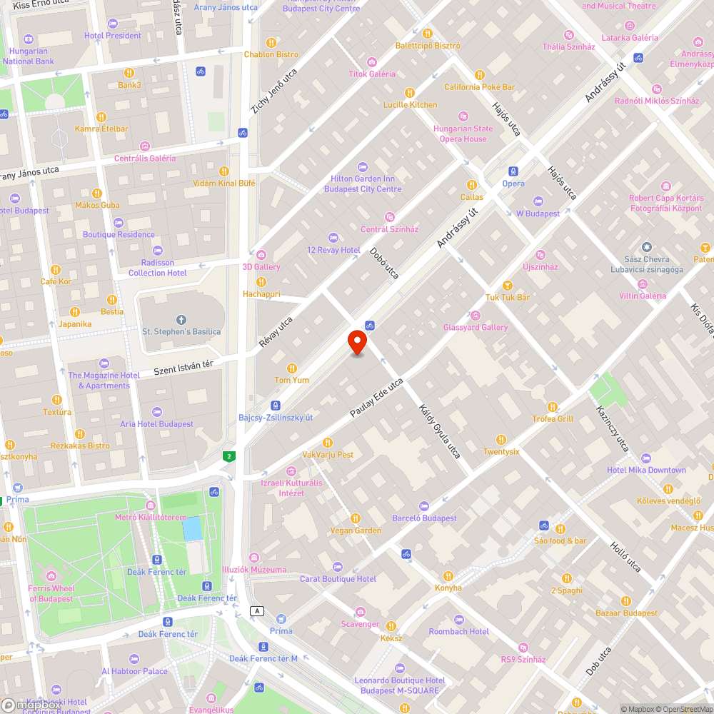 Megrongált pad bejelentés helye