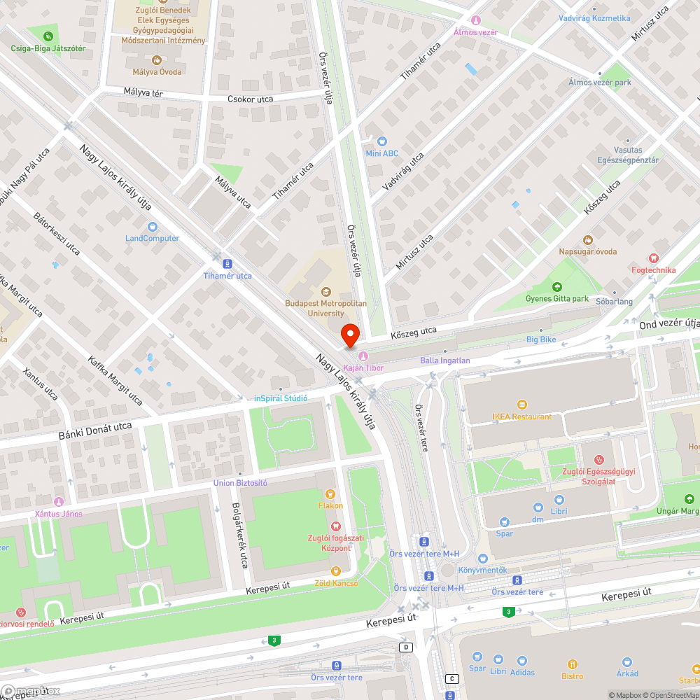 Szabálytalan parkolás, újrafestés szükséges bejelentés helye