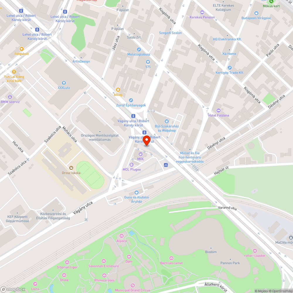 Szemetes terület bejelentés helye