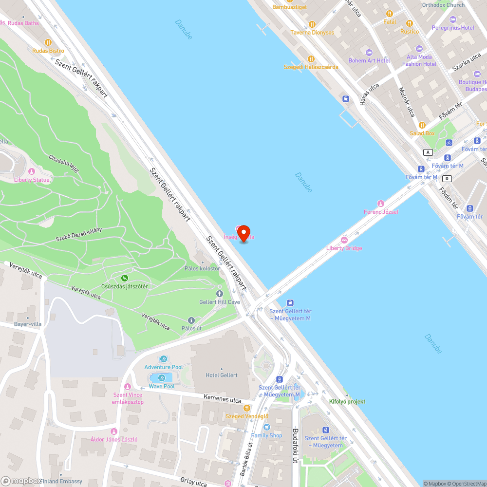 Ínség-szikla környéke bejelentés helye