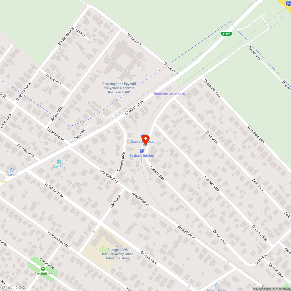 Graffitis utasváró bejelentés helye