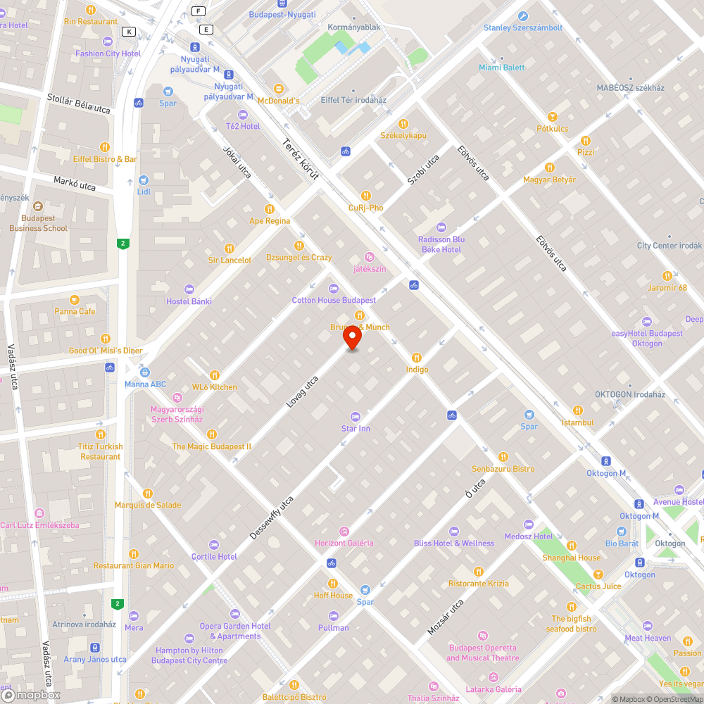 UTCAI SZEMÉT bejelentés helye