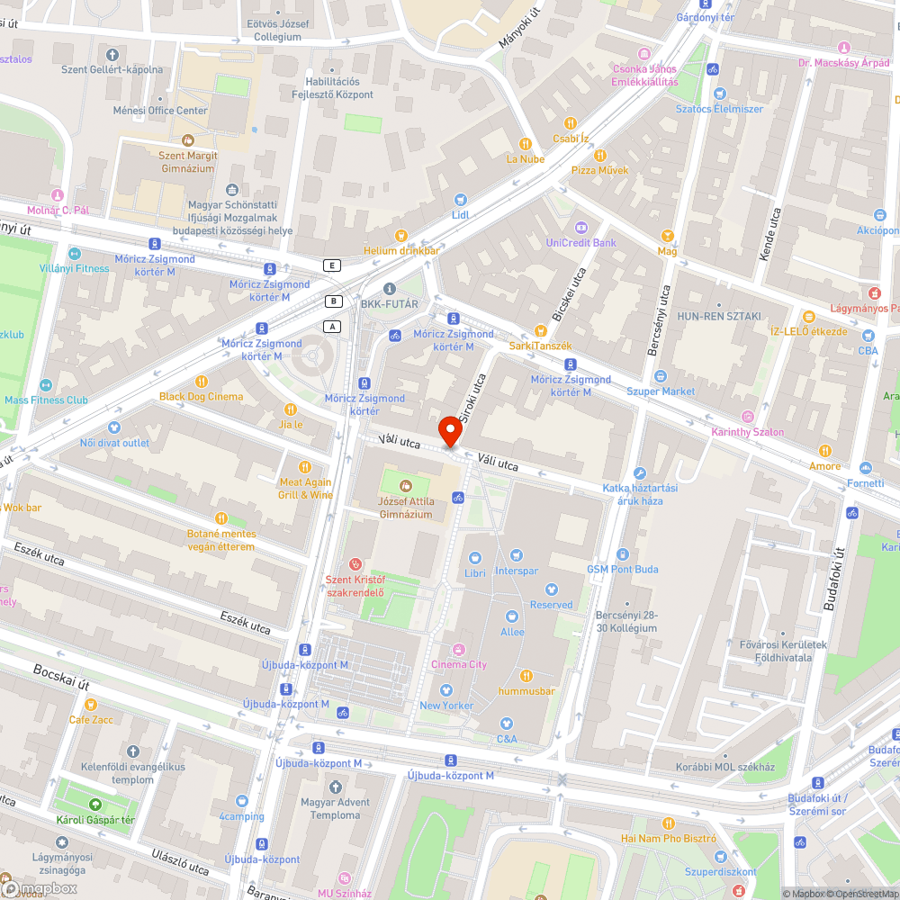 Félig kidőlt oszlop bejelentés helye