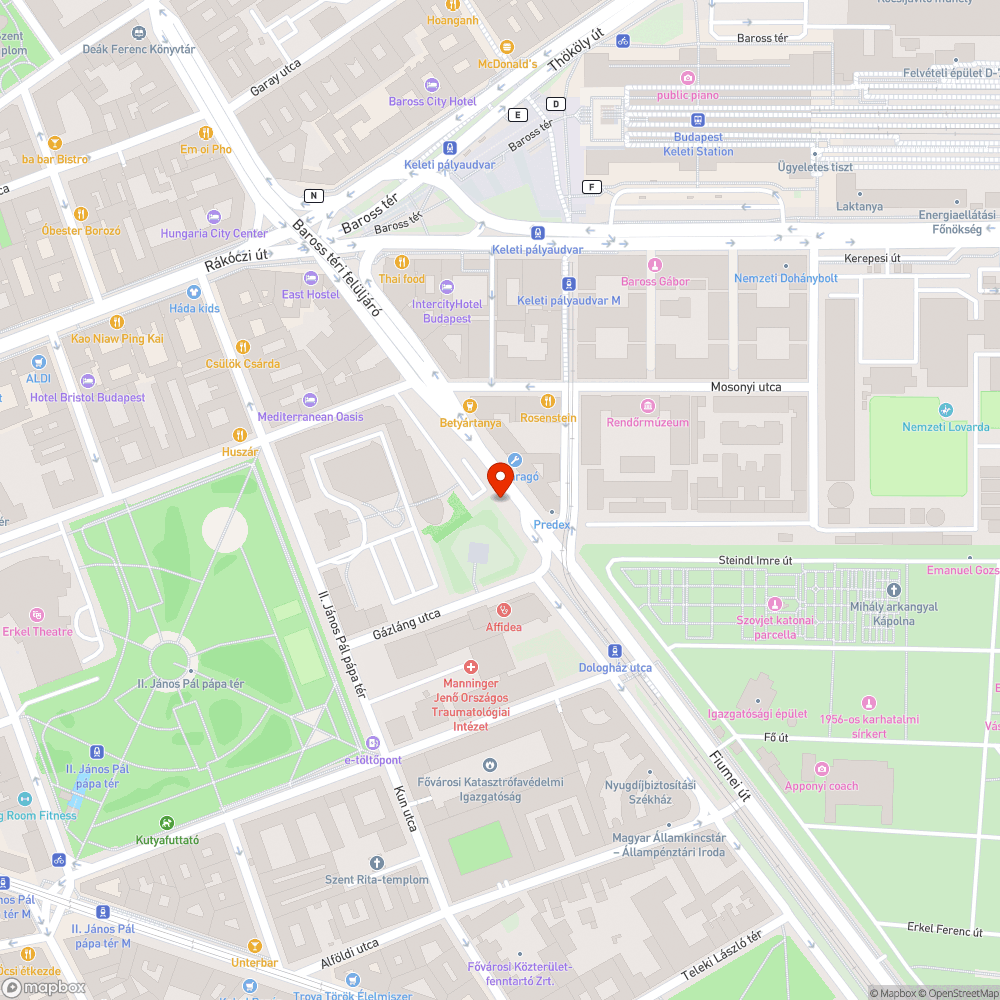 Gazos járda bejelentés helye