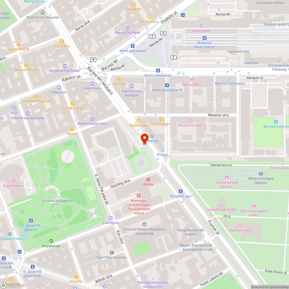 Régi rozsdás oszlop bejelentés helye