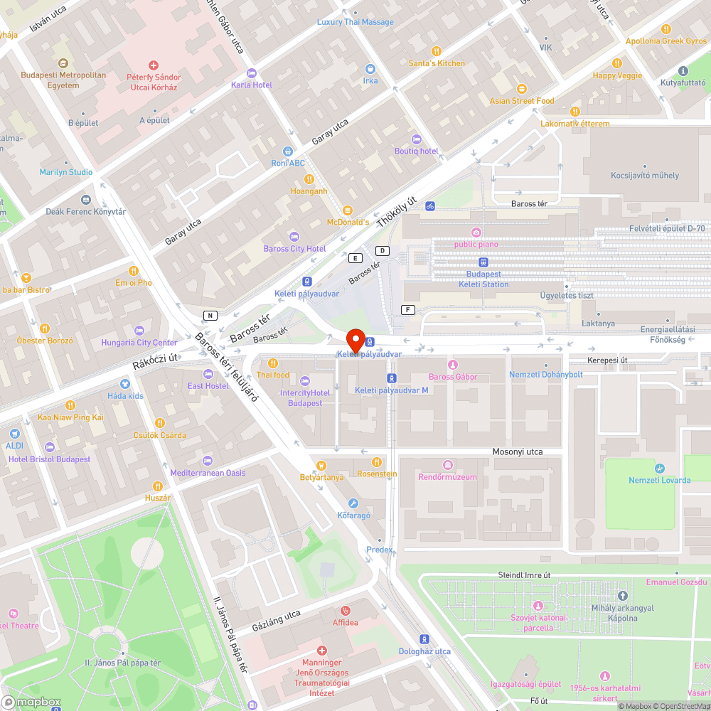 Elfordult bejelentés helye