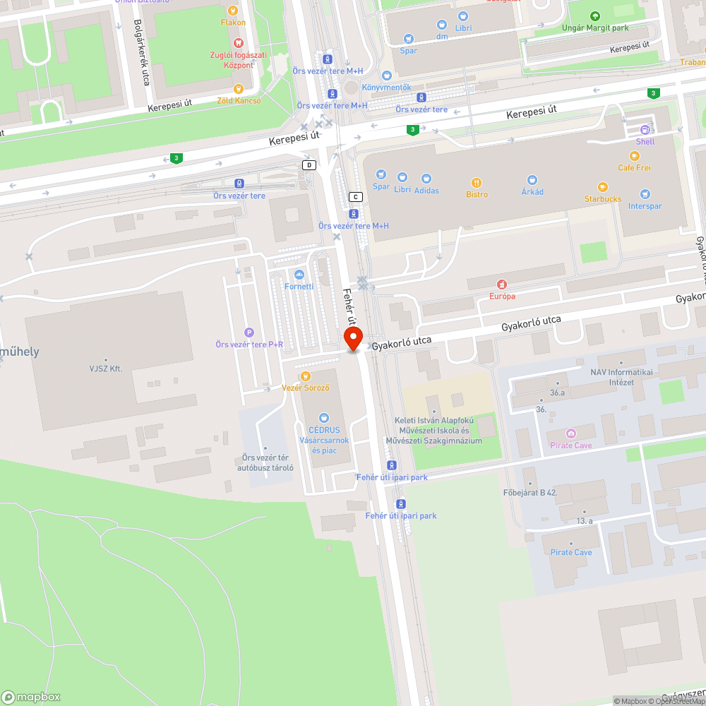 Fényterelők bejelentés helye