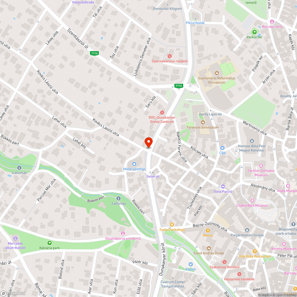 fényterelő bejelentés helye