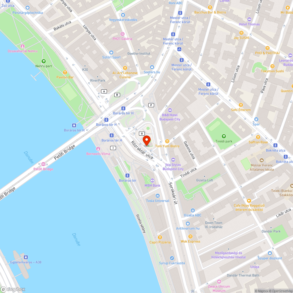 Kidőlt oszlop bejelentés helye