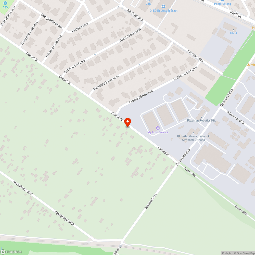 Több kátyú egy helyen bejelentés helye