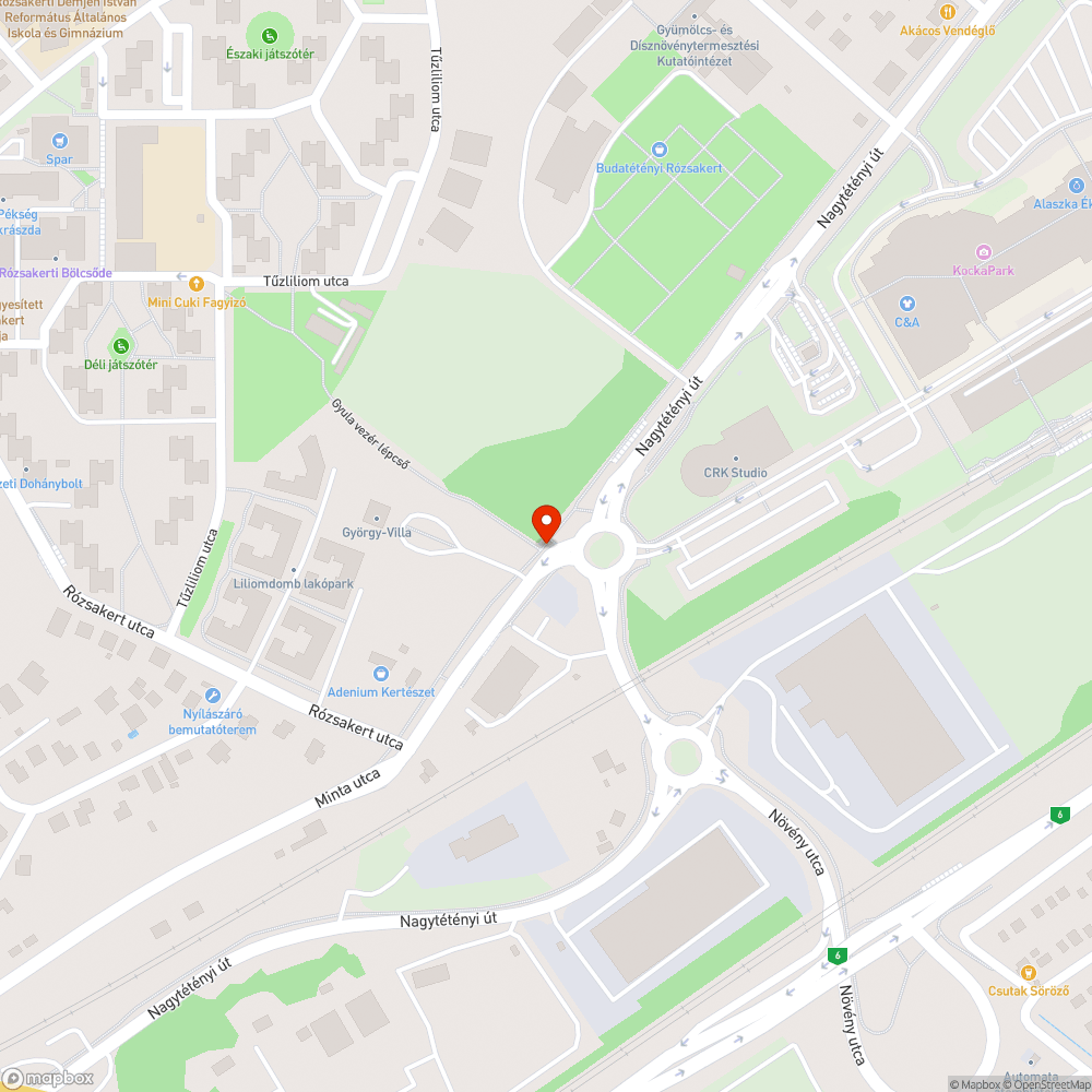 Kiszáradt fasor, járdára belógó ágak bejelentés helye