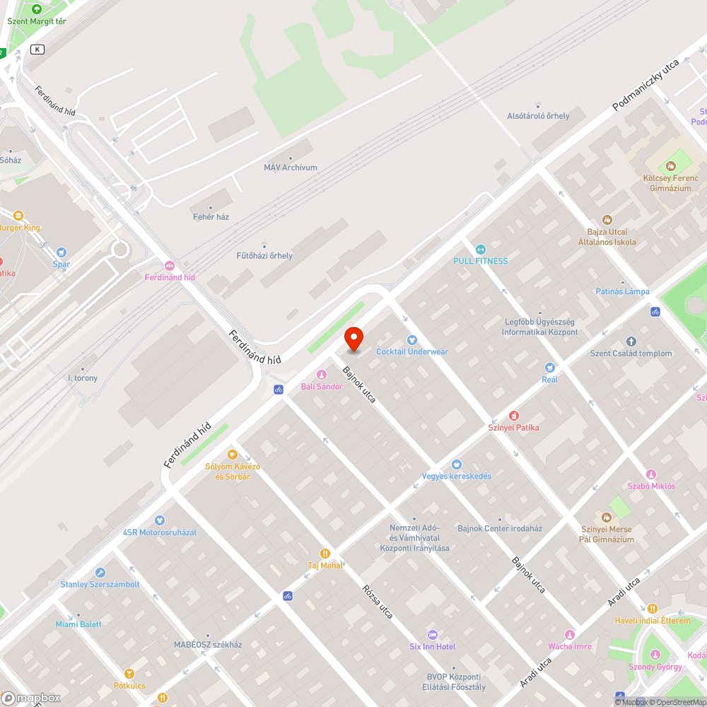 Kidőlt elektromos (?) szekrény bejelentés helye