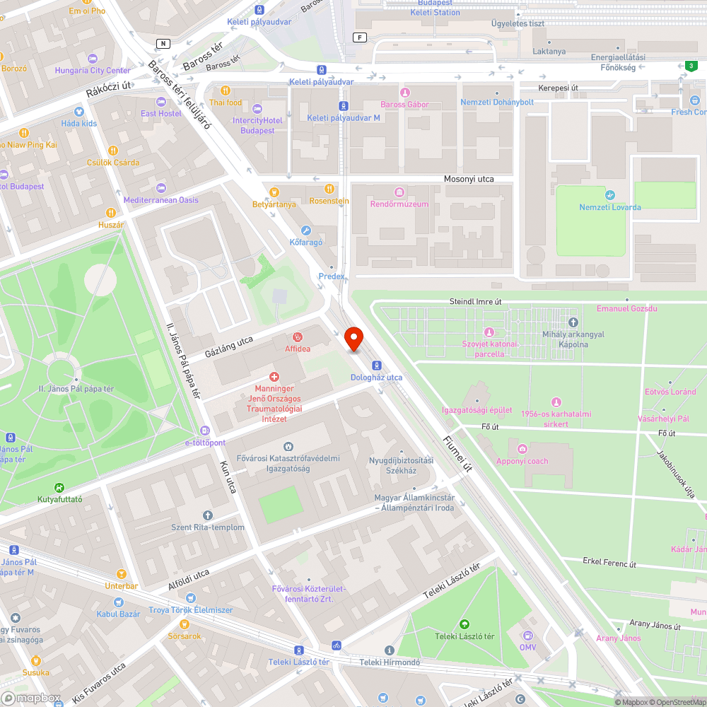 Szabálytalan parkolás bejelentés helye