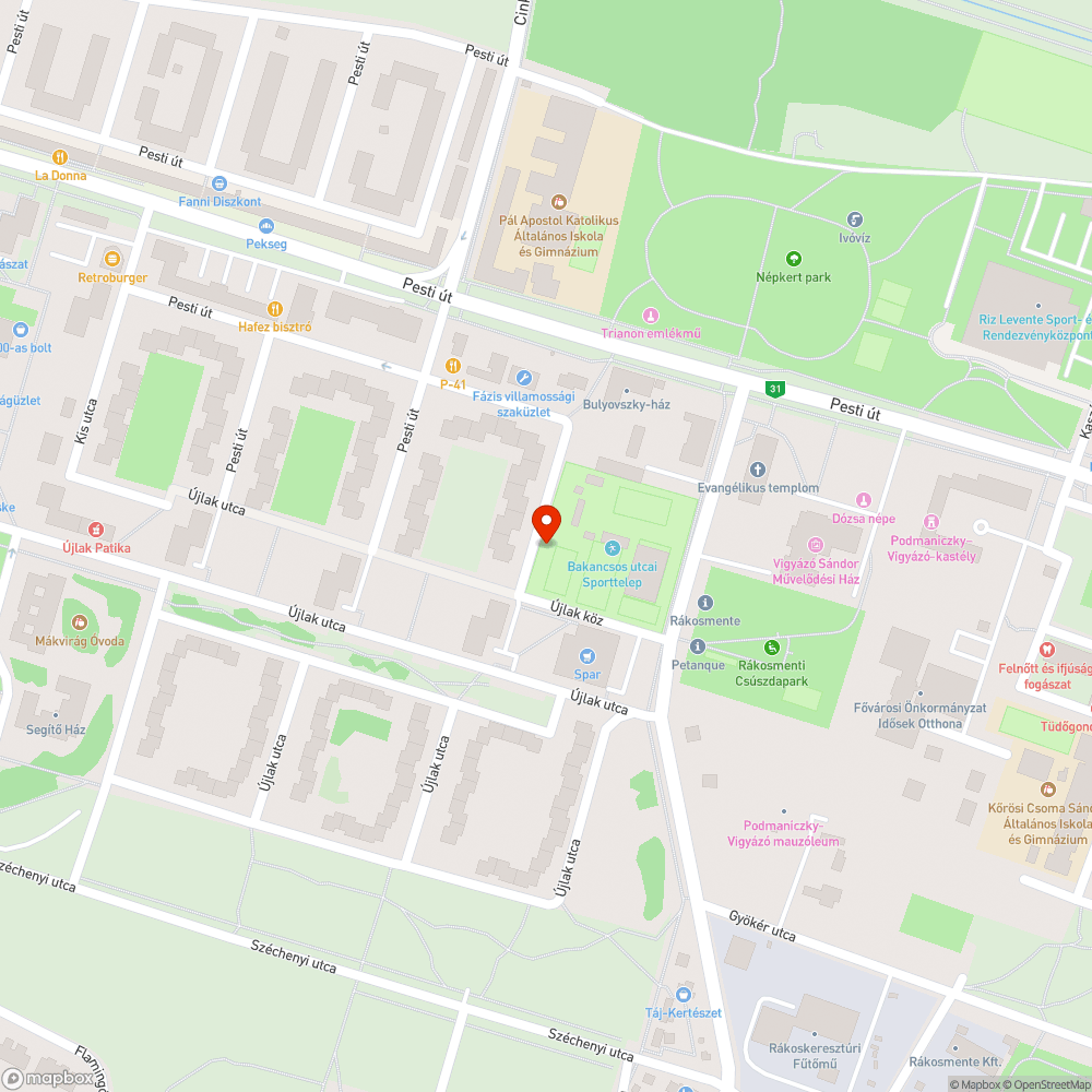 Beton lapok bejelentés helye