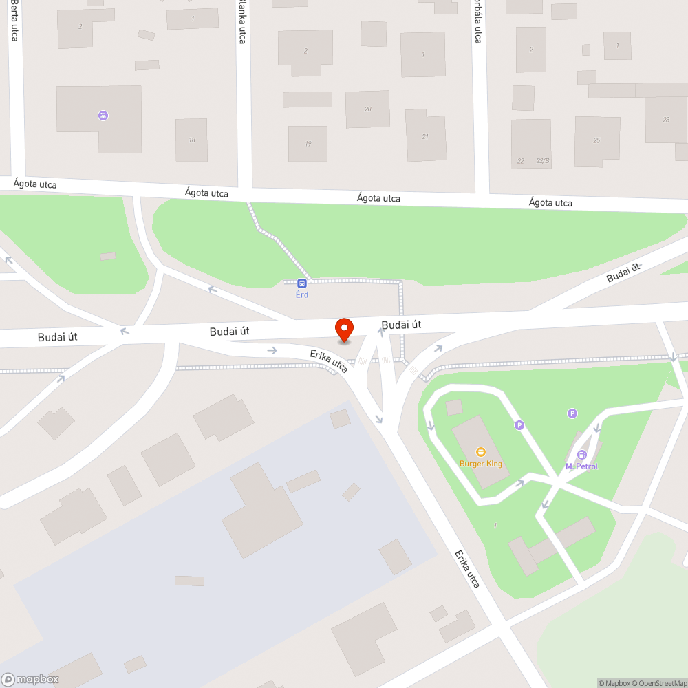 Erika u. - Budai út kereszteződésben az egyik jelzőlámpa piros jelzése nem világít bejelentés helye