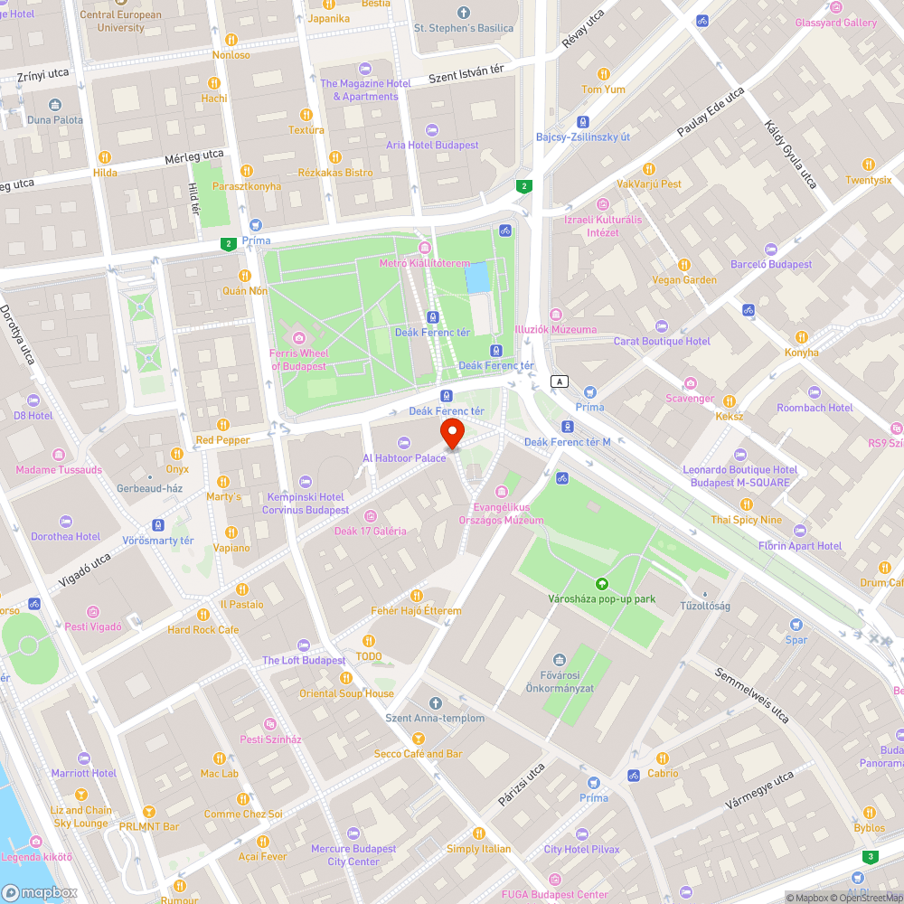 Fedél bejelentés helye