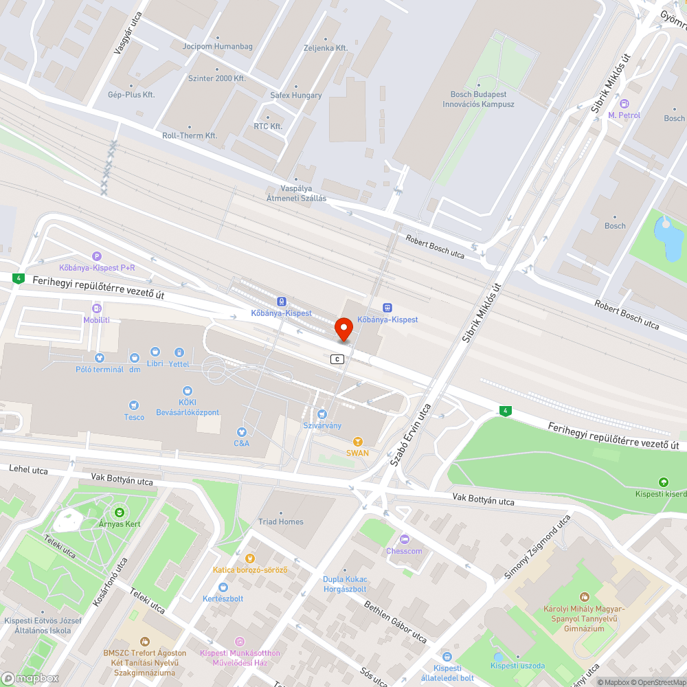 Hiányzó burkolat bejelentés helye