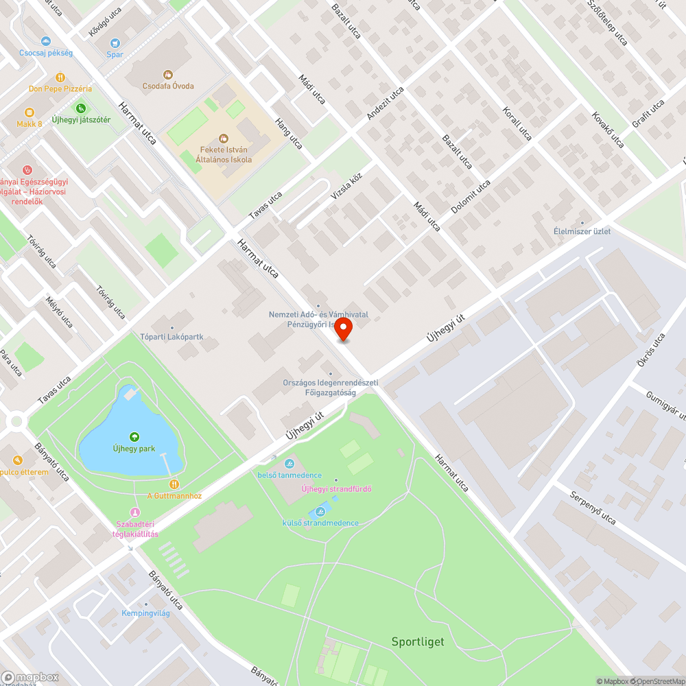 Ferde villanyoszlop bejelentés helye